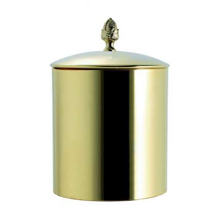 Ведро для мусора Tiffany World TWSSS6501ORO с крышкой, золото