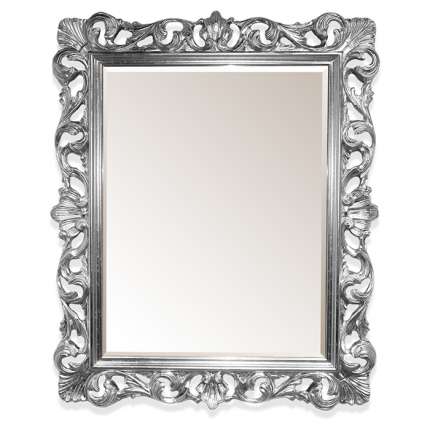 Зеркало для ванной Tiffany World TW03845arg.brillante 85х100 см, глянцевое серебро 