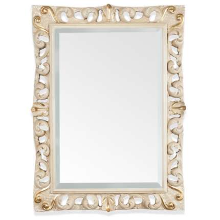 Зеркало для ванной Tiffany World TW03539avorio/oro 87х116 см, слоновая кость/золото 