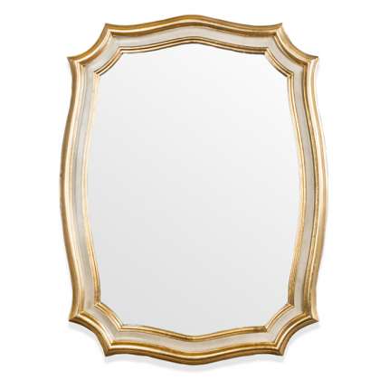 Зеркало для ванной Tiffany World TW02117oro/avorio 64х84 см, золото/слоновая кость 