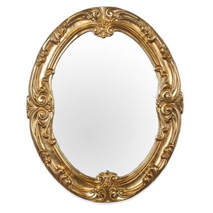 Зеркало для ванной Tiffany World TW03784oro 86х106 см, золото