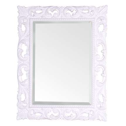 Зеркало для ванной Tiffany World TW03427bi lucido 75х95 см, белый глянцевый