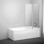 Шторка для ванны Ravak 10° 10CVS21 R блестящая+транспарент 7QRA0C03Z1
