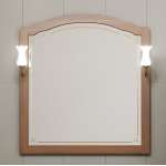 Зеркало для ванной Opadiris Лоренцо 100 светлый орех
