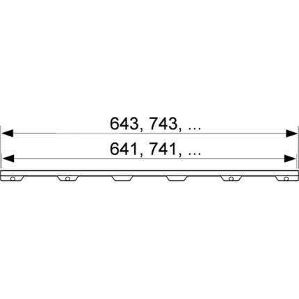 Решетка Tece Drainline Plate II 600872 80 см