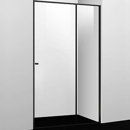 Душевая дверь WasserKraft Dill 110 61S13 профиль черный стекло прозрачное