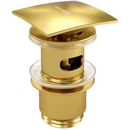 Донный клапан WasserKraft Aisch A165 золото матовое