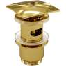 Донный клапан WasserKraft Sauer A168 золото глянцевое