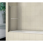 Шторка на ванну RGW SC-02 100х150 прозрачное стекло