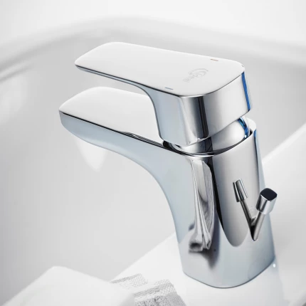 Смеситель для раковины Ideal Standard Ceraplan III B0704AA со сливным гарнитуром, хром