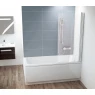 Шторка для ванны Ravak Chrome CVS1-80 R блестящий+ транспарент 7QR40C00Z1