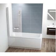 Шторка для ванны Ravak Chrome CVS1-80 L блестящий, стекло Transparent 7QL40C00Z1
