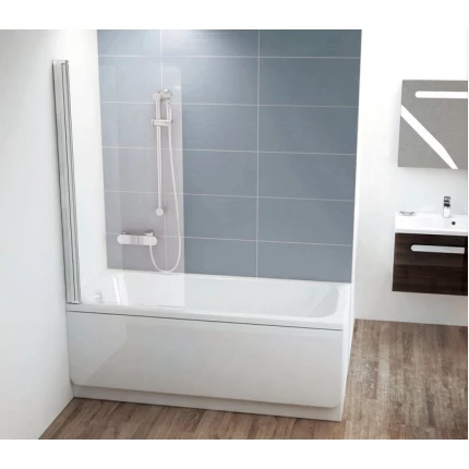 Шторка для ванны Ravak Chrome CVS1-80 L блестящий, стекло Transparent 7QL40C00Z1