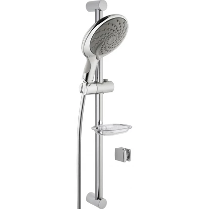 Душевой гарнитур VitrA Samba A45655EXP 5 режимов, с мыльницей, хром