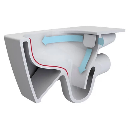 Унитаз подвесной VitrA S20 9004B003-7202 безободковый, с инсталляцией и сиденьем микролифт