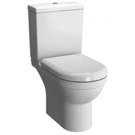 Унитаз напольный VitrA S50 9797B003-7204 безободковый, с сиденьем микролифт