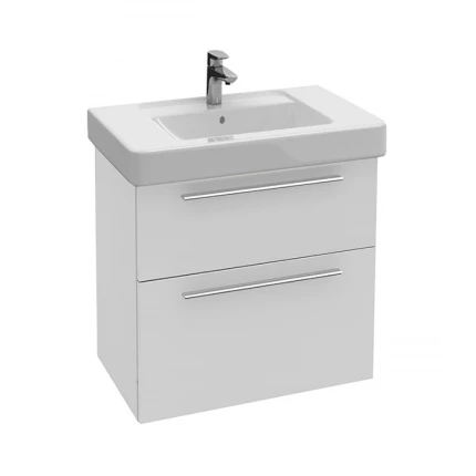 Тумба под раковину Villeroy Boch Verity Design цвет белый глянцевый B02100DH