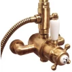 Смеситель термостат Gattoni Termostatici TSRE940V0.I br для душа, бронза
