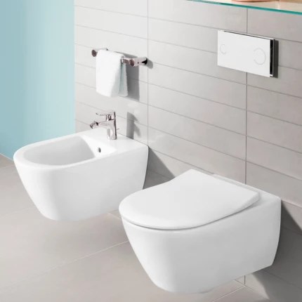 Сиденье для унитаза Villeroy Boch Subway 2.0 9M78 S1 01 с крышкой