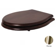 Сиденье для унитаза Azzurra Jubilaeum/Giunone 1800NM/F noce/br с микролифтом, бронза