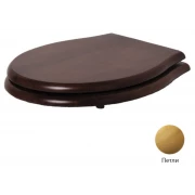Сиденье для унитаза Azzurra Jubilaeum/Giunone 1800NM/F noce/oro с микролифтом, золото