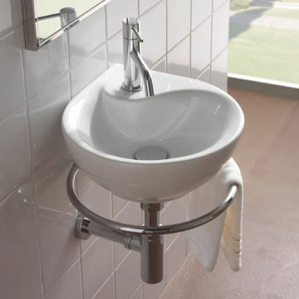 Раковина Globo Lavabi d'arr MI013.BI*1 подвесная 35x35 см, белая