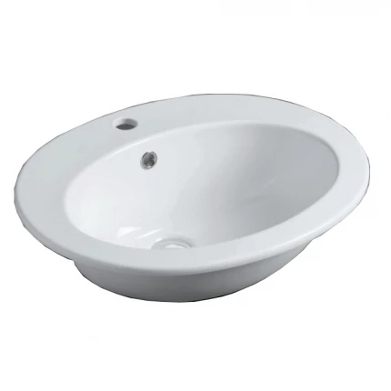 Раковина Simas Lavabi d'arredo S52bi*1 встраиваемая сверху, белая