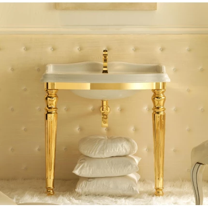 Структура металлическая Tiffany World King TWKI3090.3oro под раковину, золото