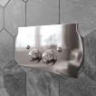 Клавиша смыва Tiffany World TW300.1cr для бачков Geberit UP320, хром