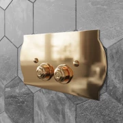 Клавиша смыва Tiffany World TW300.3oro для бачков Geberit UP320, золото