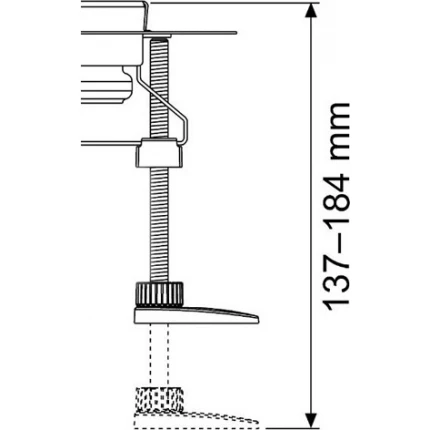 Комплект опор для дренажных каналов Tece Drainline 660004
