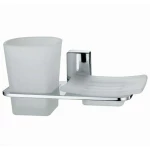 Держатель стакана и мыльницы WasserKraft Leine K-5026 хром