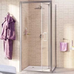 Душевой уголок WasserKraft Weser 78F03 90x90 хром