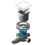 Душевой трап Pestan Confluo Standard 13000095 с решеткой