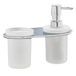 Держатель стакана и дозатора WasserKraft Kammel K-8389 хром