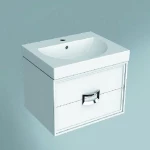 Раковина с тумбой Kerama Marazzi Canaletto 60 2 ящика белая матовая
