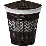 Корзина для белья WasserKraft Salm 40x40x57 WB-270-L с крышкой коричневая