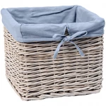 Корзина для белья WasserKraft Lopau 31x31x25 WB-320-M кремовая