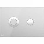 Кнопка слива инсталляций AlcaPlast Flat Inox TURN-INOX хром