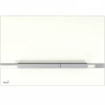 Кнопка слива инсталляций AlcaPlast Flat Stripe Glass STRIPE-GL1200 белый
