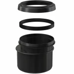 Переходник для выпускного патрубка AlcaPlast M907 черный