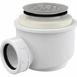 Сифон для душевого поддона AlcaPlast A46-50 сталь