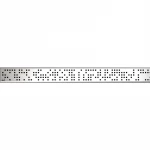 Решетка для лотка AlcaPlast CODE-850L хром глянцевый