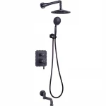Душевая система Lemark Jasmine LM6622ORB черная бронза