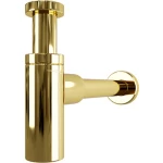 Сифон для раковины WasserKraft Sauer A173 золото глянцевое